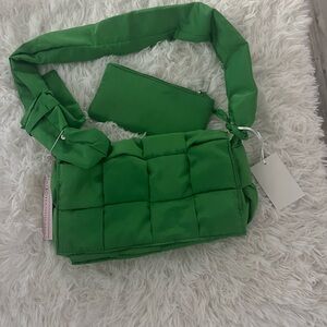 Puffer 2 piece shoulder bag set universal